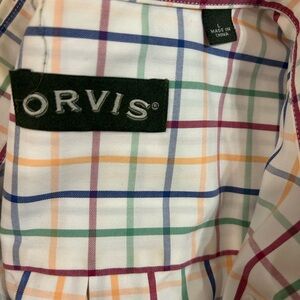 Orvis Colorful Checkered Shirt